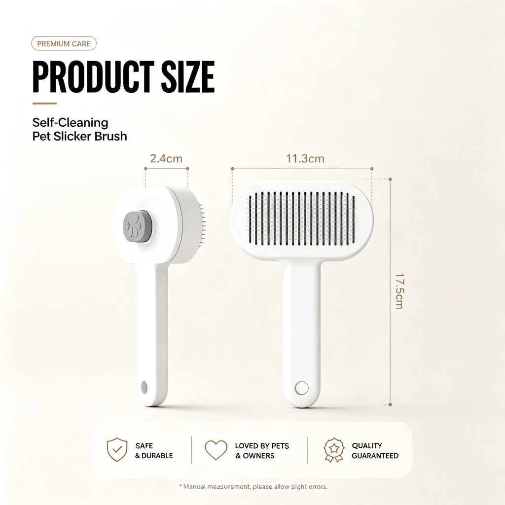 Self-Cleaning Slicker Brush for Dogs & Cats – product image 11