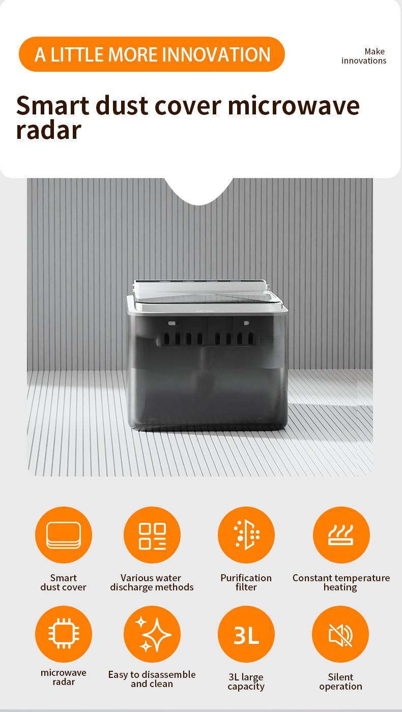 Stainless Steel Cat Water Fountain – product image 8