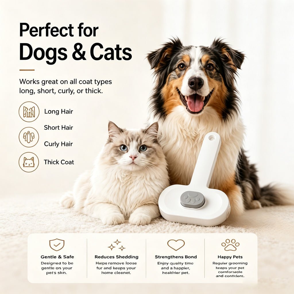 Self-Cleaning Slicker Brush for Dogs & Cats – product image 9