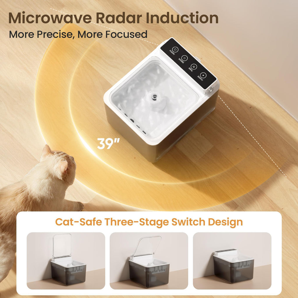 Stainless Steel Cat Water Fountain – product image 6