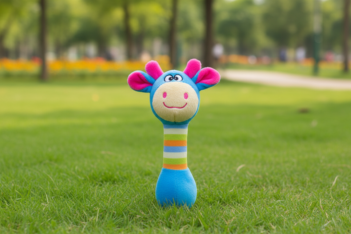 Cute Squeaky Plush Toy in the Calf style