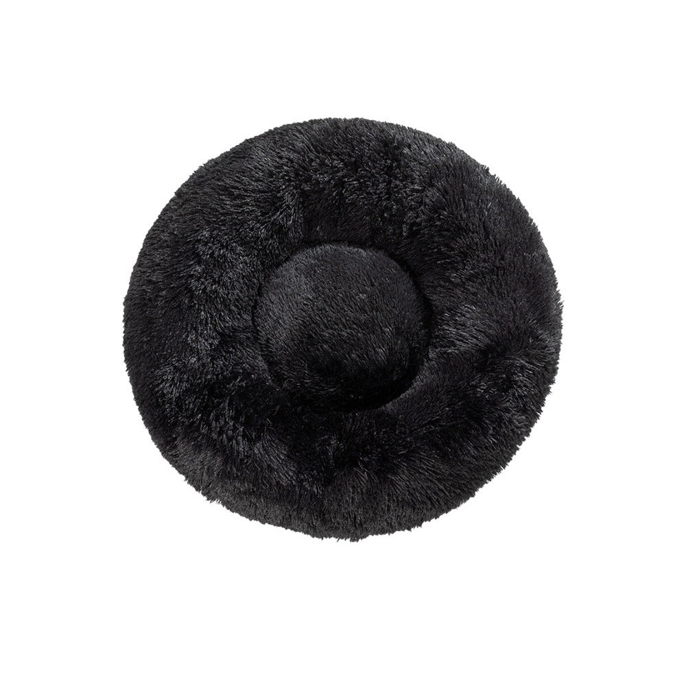Mara Calming Donut Bed in Black
