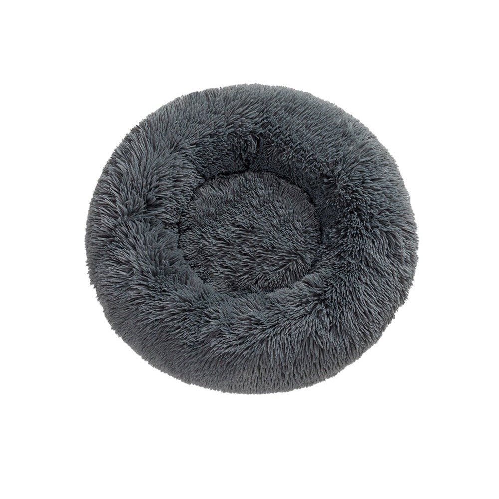 Mara Calming Donut Bed in Dark Grey