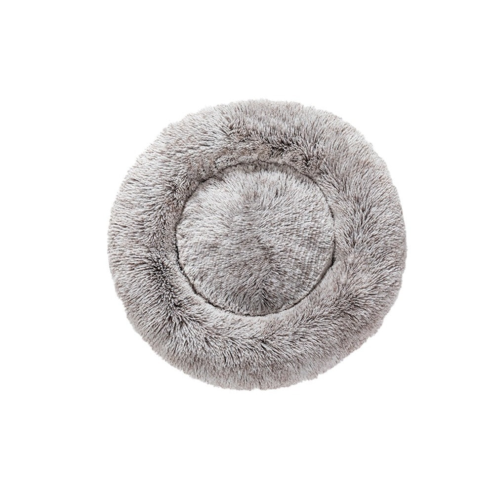 Mara Calming Donut Bed in Frost Grey