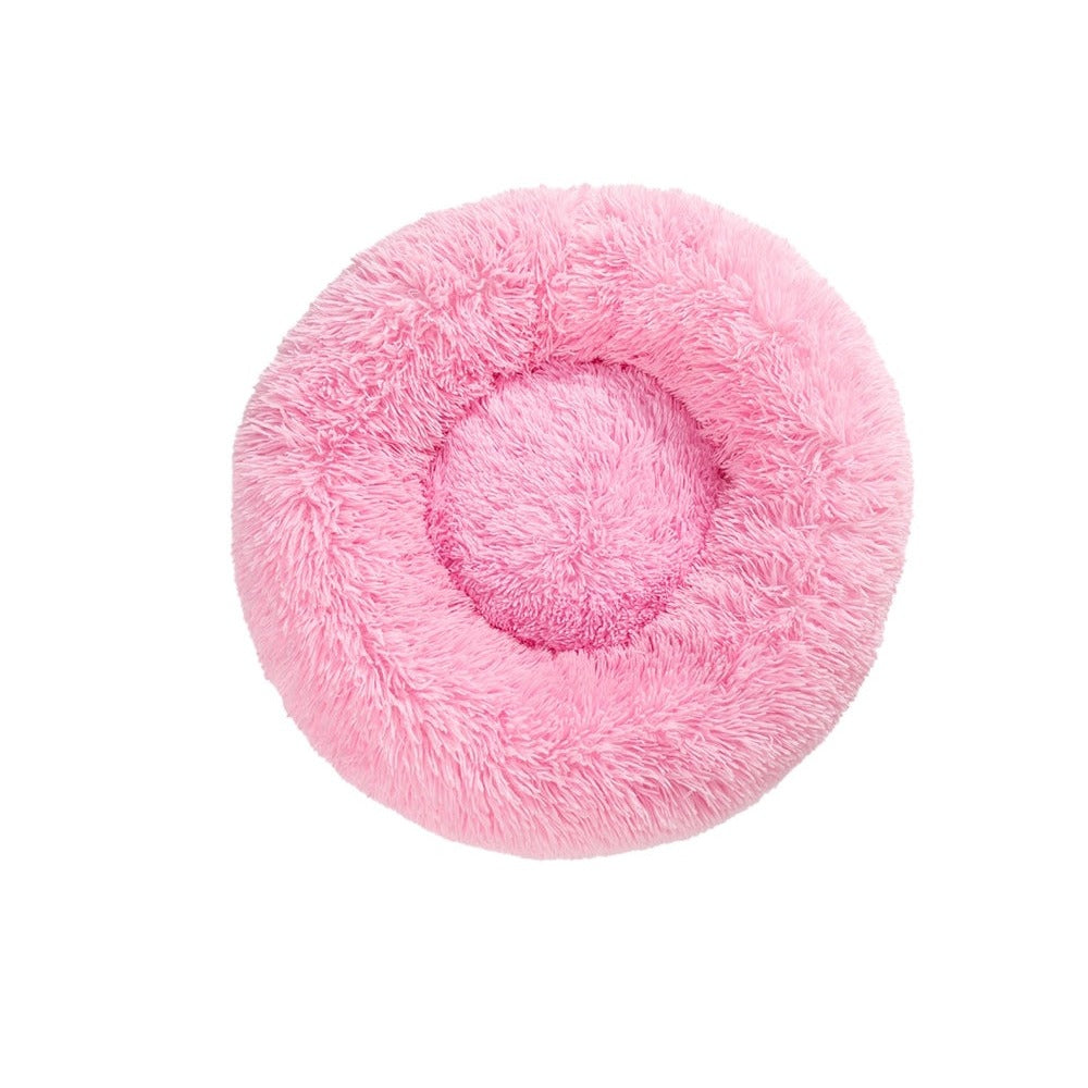 Mara Calming Donut Bed in Pink