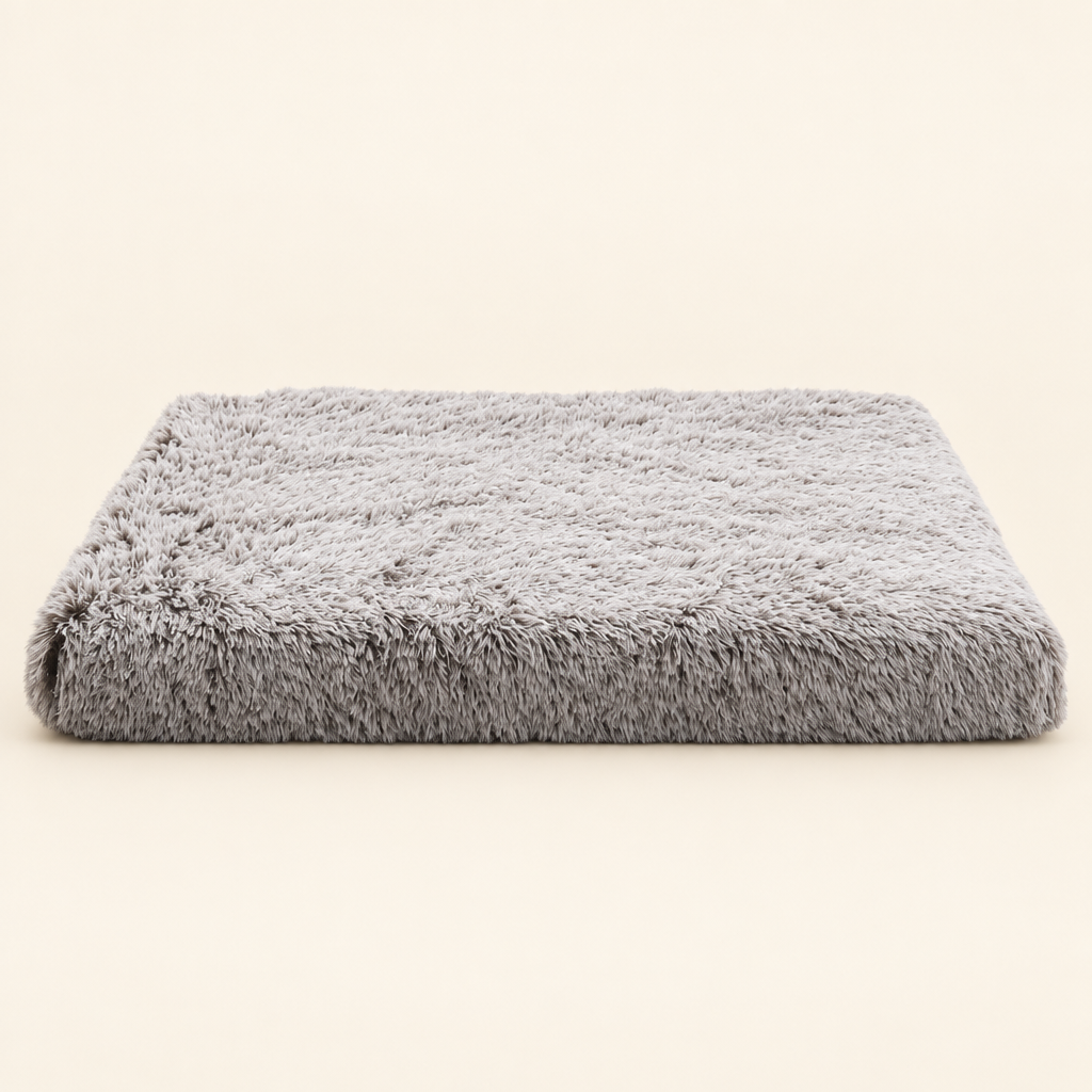 Plush Nest Dog Bed on a soft cream background in a clean studio setting.