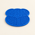 Blue lick mat for dogs and cats