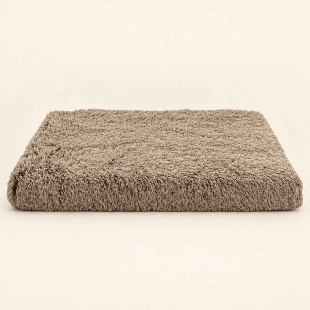 Plush Nest Dog Bed, Khaki