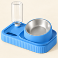 Elevated Cat & Dog Bowl Set in Blue