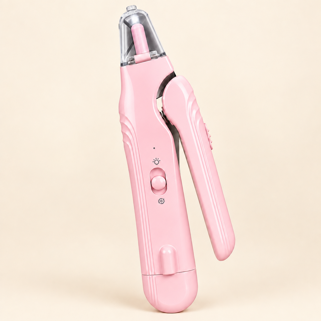 2-in-1 Pet Nail Grinder & Clipper in Pink