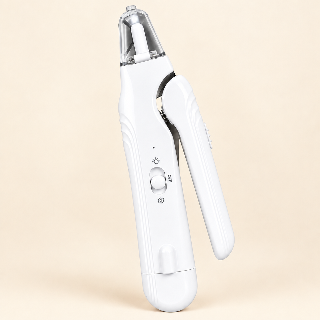 2-in-1 Pet Nail Grinder & Clipper in White
